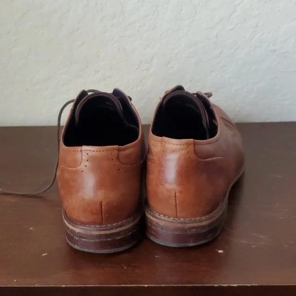 EUC. Cole Haan Men's Grand 2.0 Cap-Toe Oxford Size 11.5M, British Tan